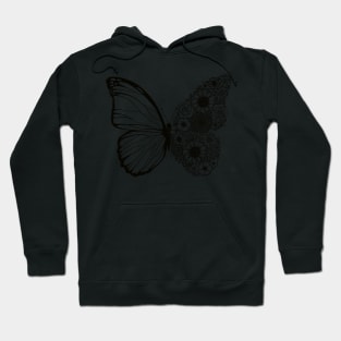 Butterfly Floral Wing - Nature and Gardening Hoodie